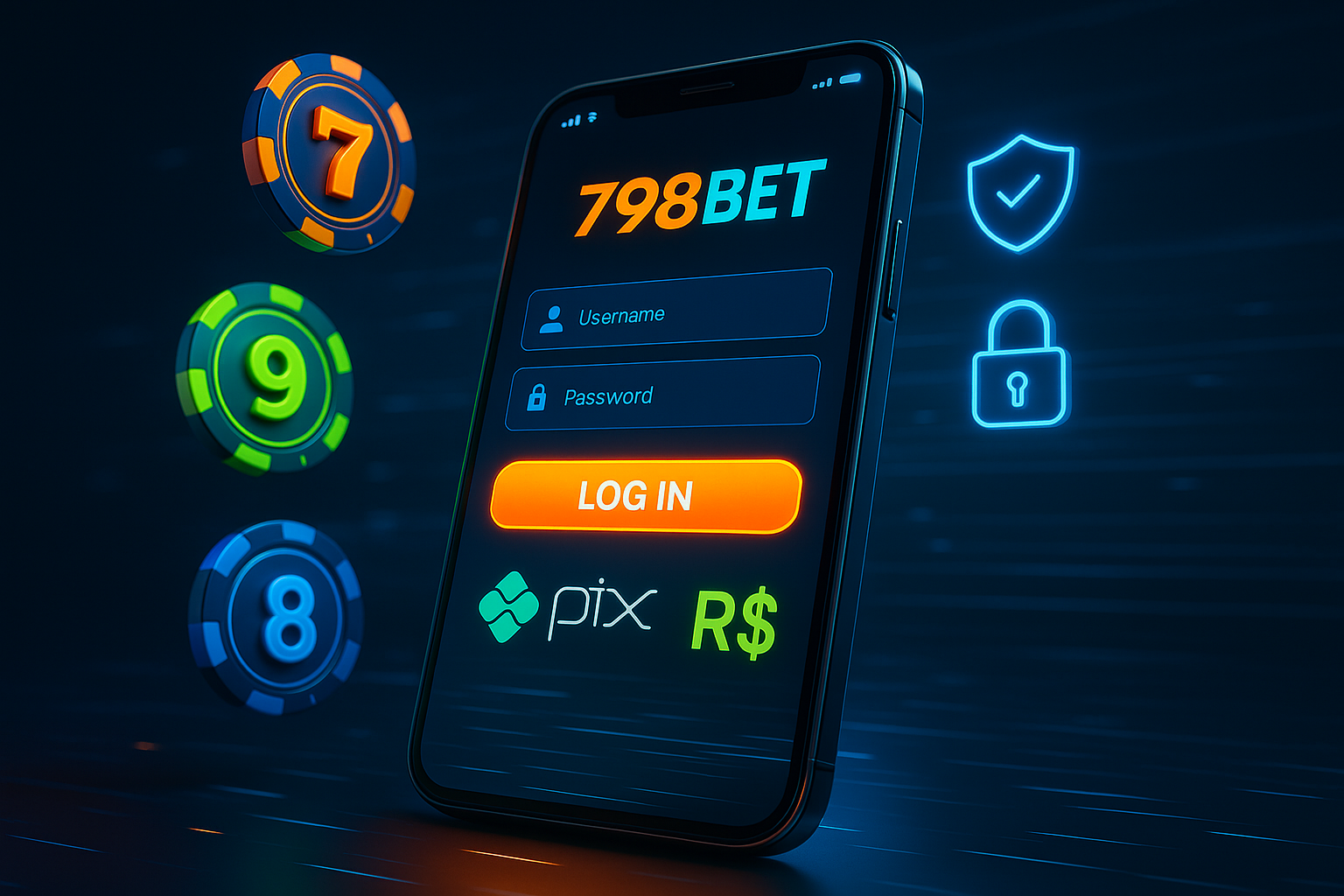 Login seguro no 798bet Cassino